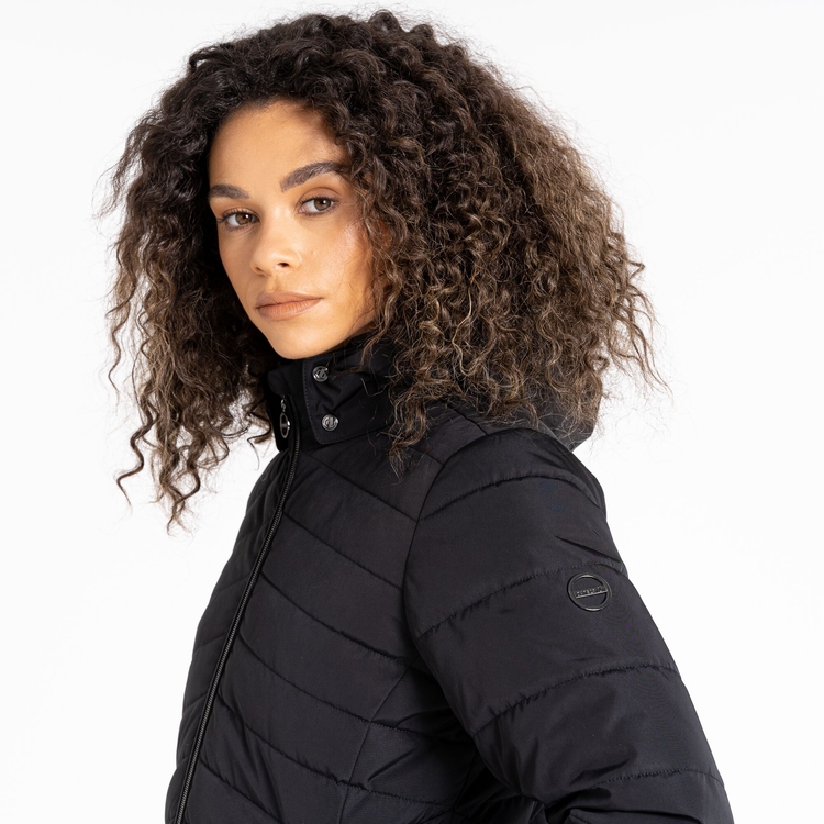 Veste chaude noire femme shop