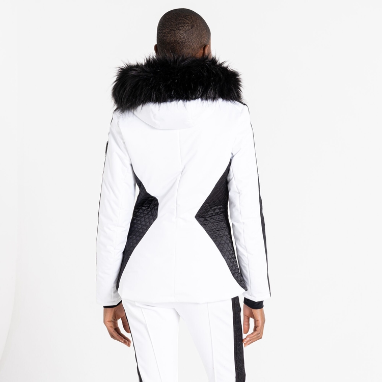 Julien Macdonald Women s Mastery Ski Jacket White Black