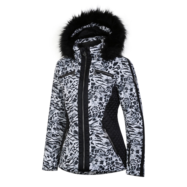 Julien Macdonald Veste de Ski Femme Mastery Collection Blanc Dare2B FR