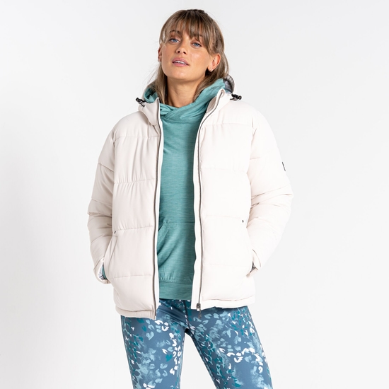 Women's Luxuriate Padded Jacket Barley White