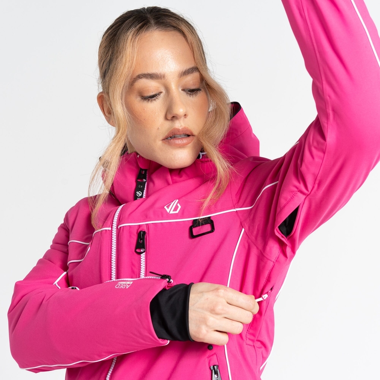 Veste ski rose outlet