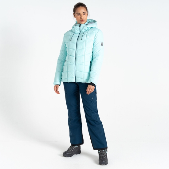 Damen Blindside Skijacke Hellblau