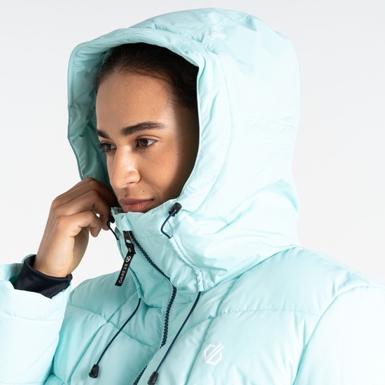 Damen Blindside Skijacke Hellblau