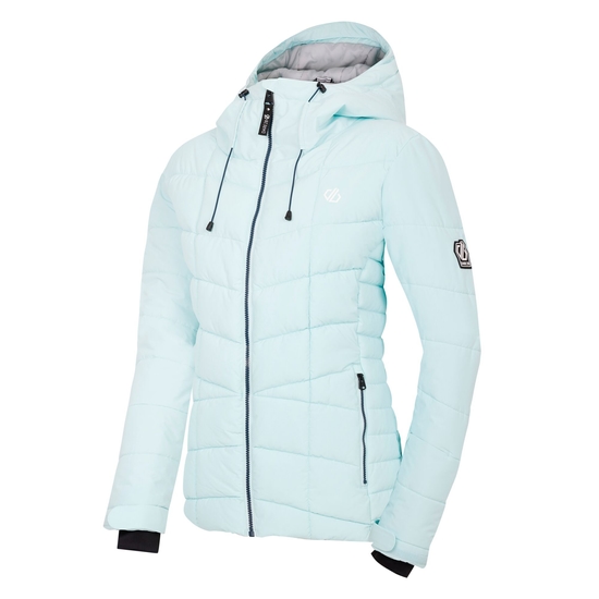 Damen Blindside Skijacke Hellblau