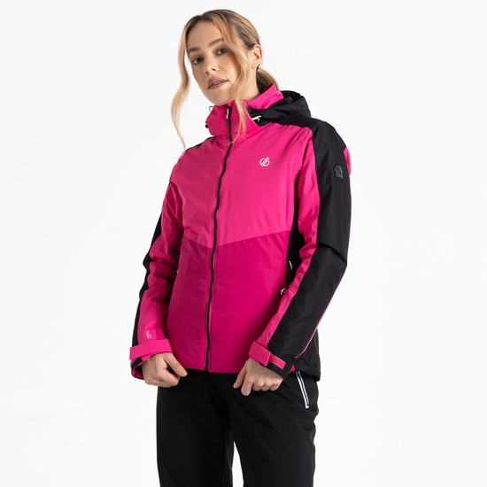 Women's Climatise Ski Jacket Pure Pink Red