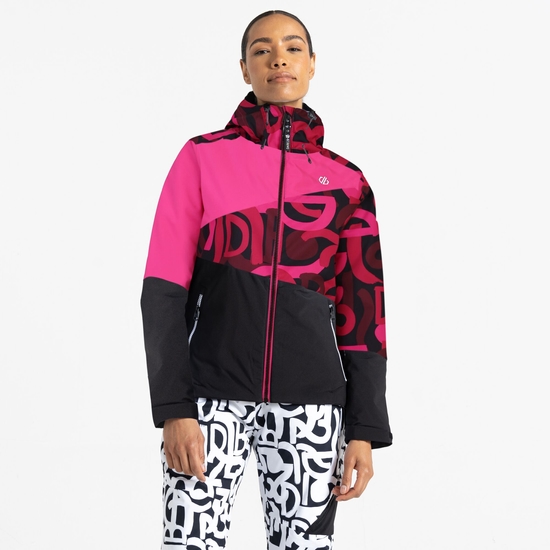 Ice Femme Veste de ski Rose