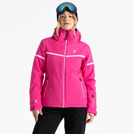 Women's Carving Ski Jacket Pure Pink Dare2B UK