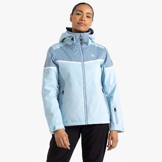 Women's Carving Ski Jacket Quiet Blue