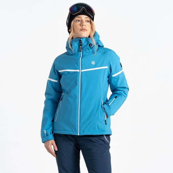 Women's Carving Ski Jacket Swedish Blue