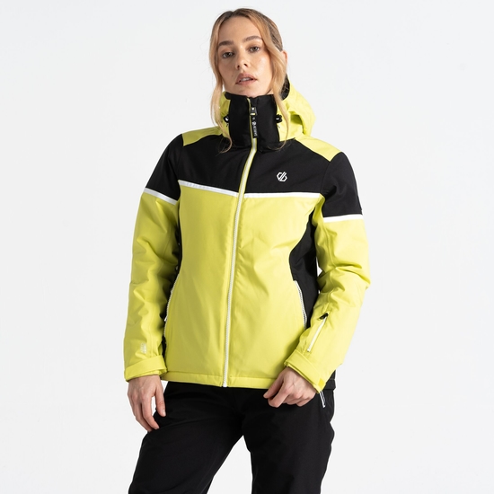 Veste ski jaune femme new arrivals