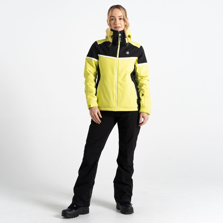 Carving Femme Veste de ski Jaune Dare2B FR