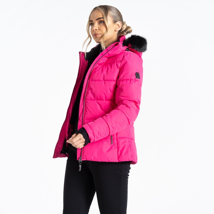 Women s Glamorize IV Ski Jacket Pure Pink Dare2B ROW