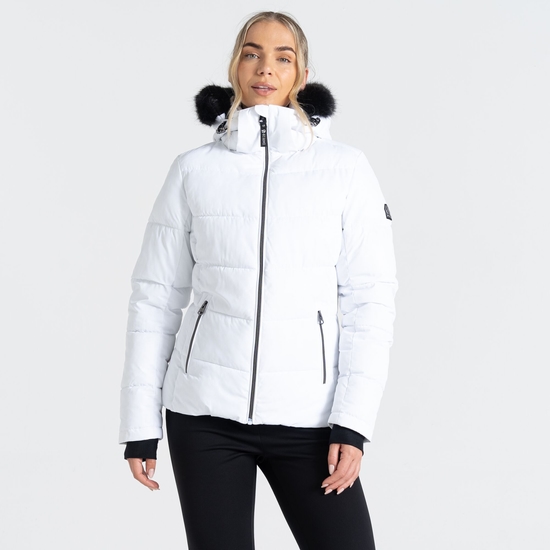 Glamorize IV Femme Veste de ski Blanc