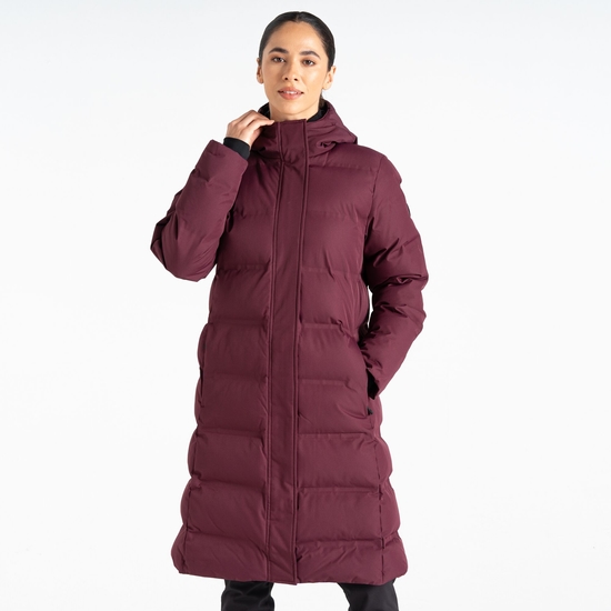 Damen Wander wattierte Jacke Fig Purple