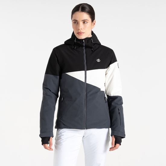 Women's Ice III Ski Jacket Black Grey
