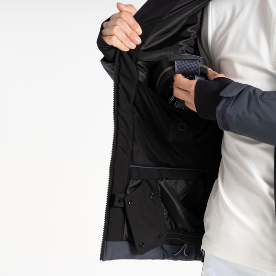 Veste de ski Femme Ice III Gris-Noir