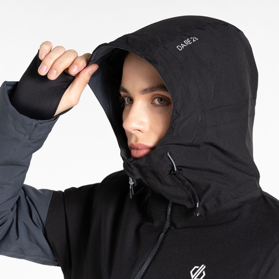 Veste de ski Femme Ice III Gris-Noir