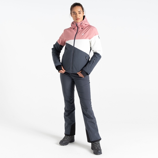 Veste de ski Femme Ice III Rose Poudré Et Gris