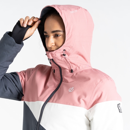 Veste de ski Femme Ice III Rose Poudré Et Gris