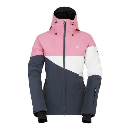 Veste de ski Femme Ice III Rose Poudré Et Gris