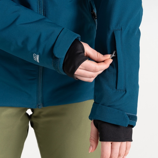 Veste de ski Femme Ice III Vert Sauge Et Bleu