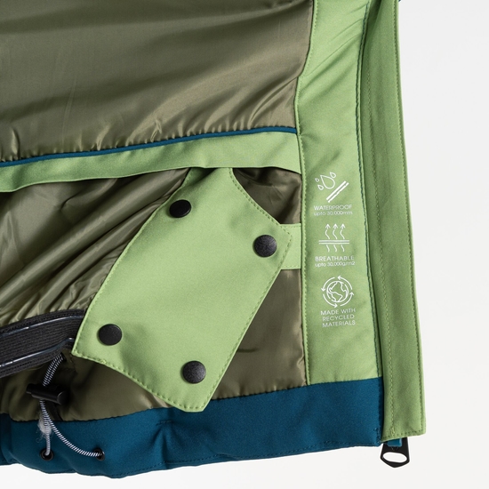 Veste de ski Femme Ice III Vert Sauge Et Bleu