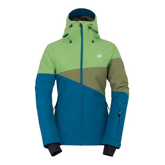 Veste de ski Femme Ice III Vert Sauge Et Bleu