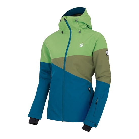 Veste de ski Femme Ice III Vert Sauge Et Bleu