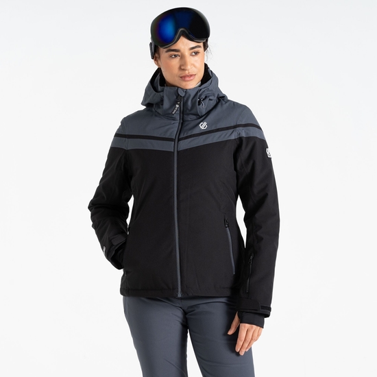 Women's Flurry Jacket Black Grey