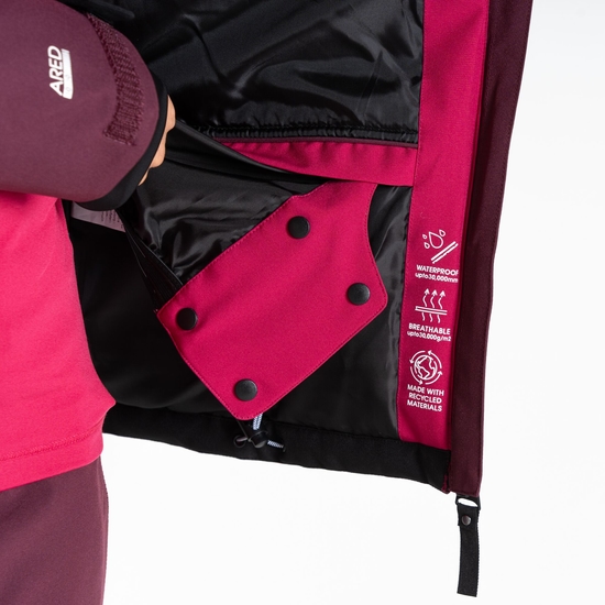 Women's Flurry Ski Jacket Berry Pink