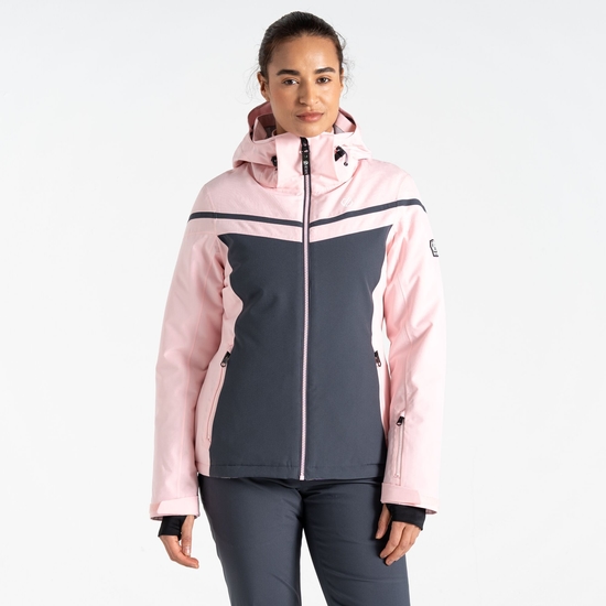 Women's Flurry Jacket Rose Pink Grey