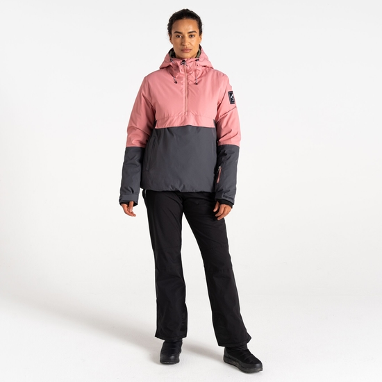 Veste de ski à enfiler Femme Snowburst Rose Poudré Et Gris