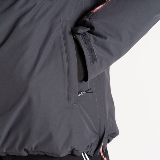 Veste de ski à enfiler Femme Snowburst Rose Poudré Et Gris