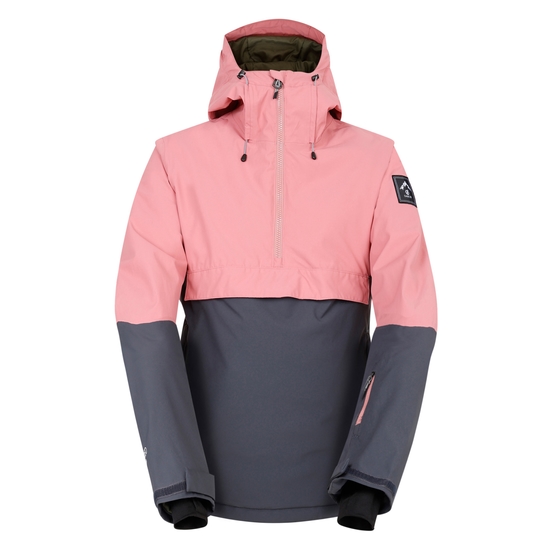 Veste de ski à enfiler Femme Snowburst Rose Poudré Et Gris