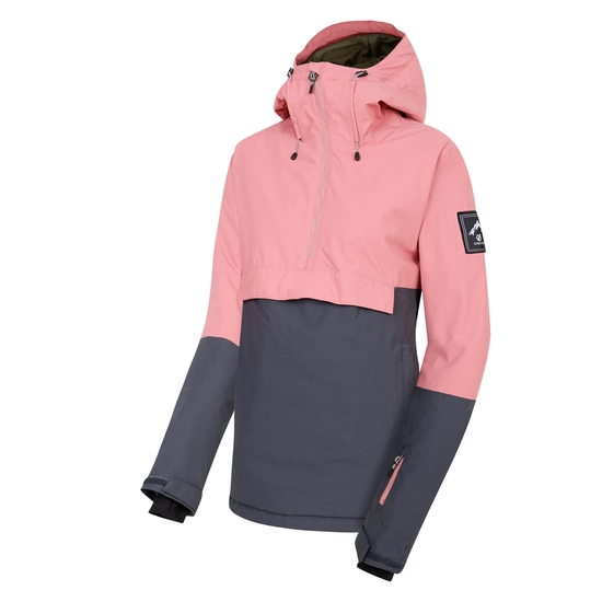 Veste de ski à enfiler Femme Snowburst Rose Poudré Et Gris