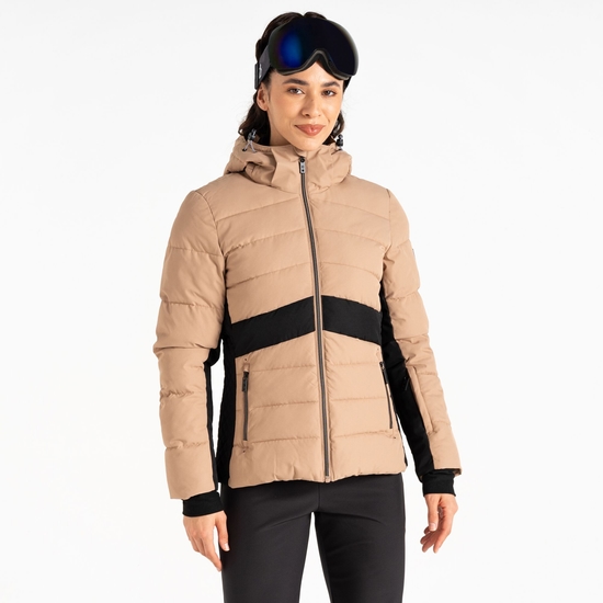 Dare 2b - Women's Glacial Ski Jacket - Beige | Regatta UK