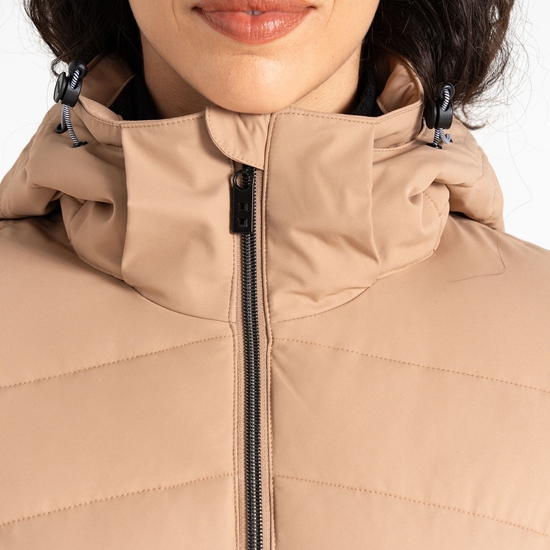 Women's Glacial Ski Jacket Beige