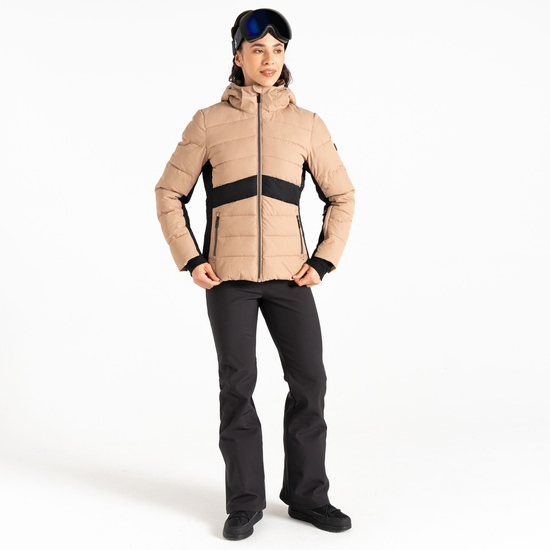 Women's Glacial Ski Jacket Beige