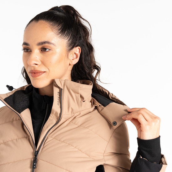 Women's Glacial Ski Jacket Beige