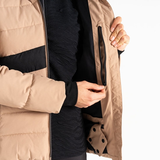 Women's Glacial Ski Jacket Beige