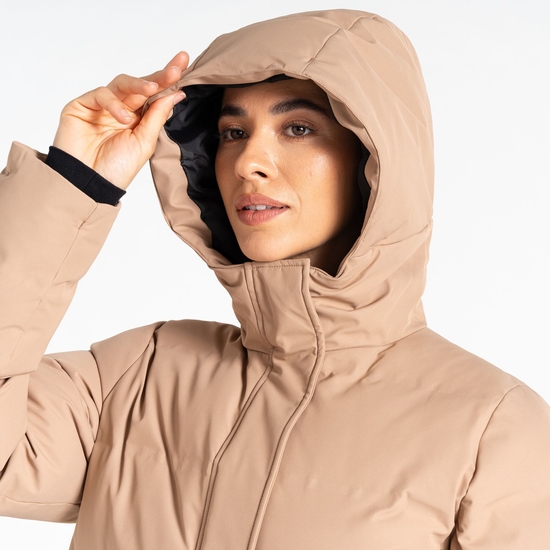 Women's Entrusted Baffled Jacket Beige