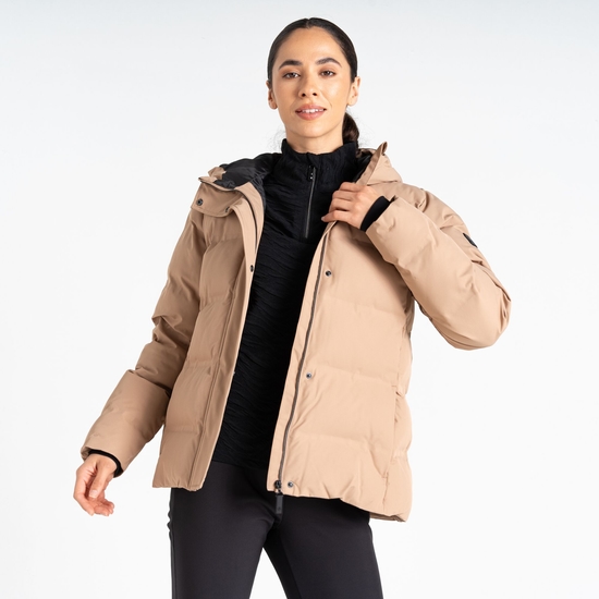 Women's Entrusted Baffled Jacket Beige