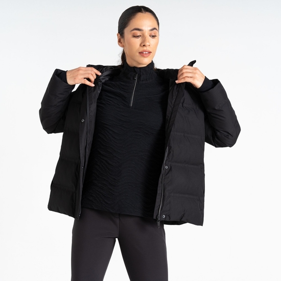 Women's Entrusted Baffled Jacket Black