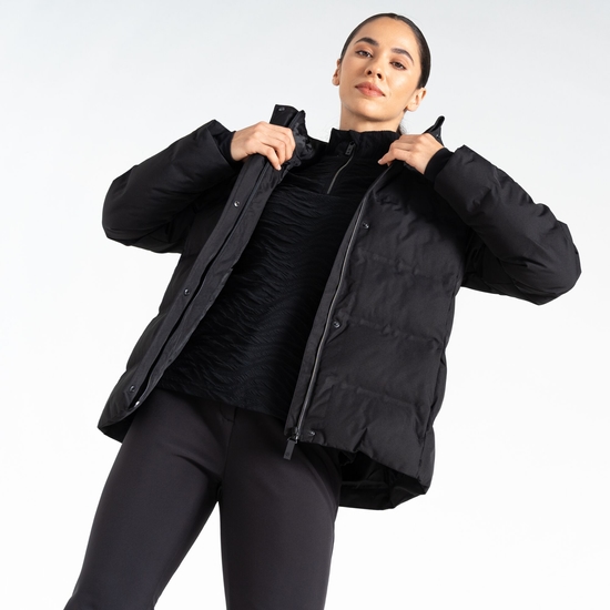 Women's Entrusted Baffled Jacket Black