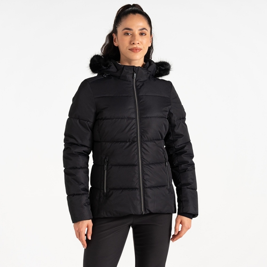 Veste de ski cloisonnée Femme Glamourize V Noir