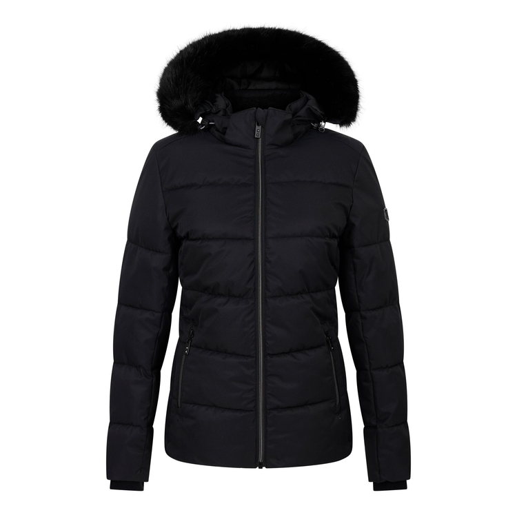 Women's Glamourize V Baffled Ski Jacket Black