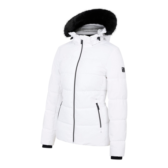 Women's Glamourize V Baffled Ski Jacket White