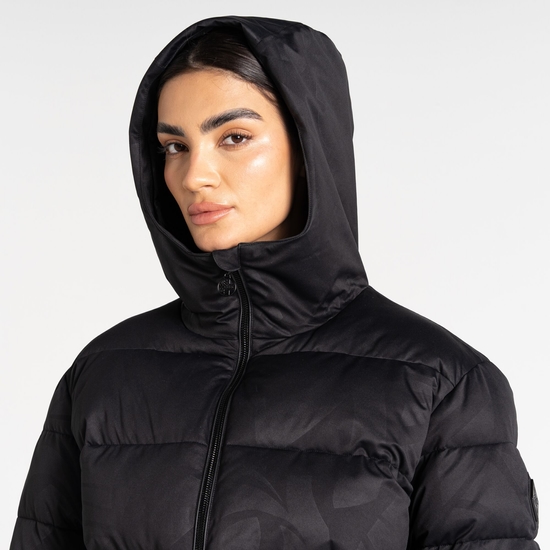 Women's Showcase Baffled Ski Jacket Black Cire