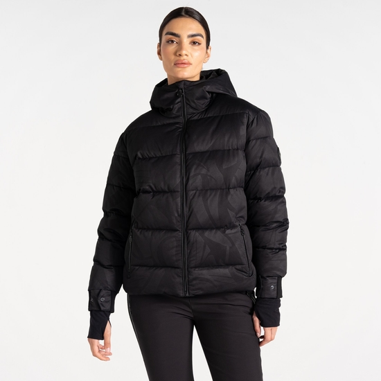 Women's Showcase Baffled Ski Jacket Black Cire
