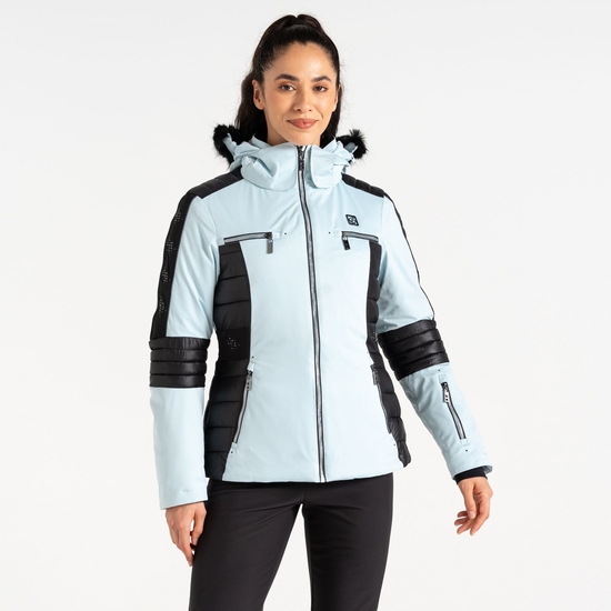 Veste de ski Femme Enlighten Bleu Ciel Et Noir